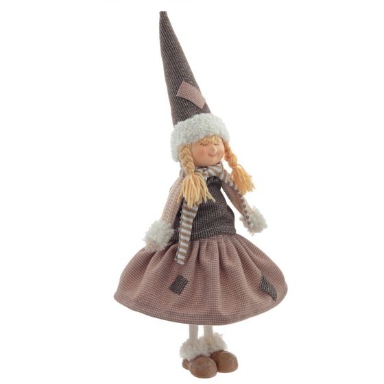 Игрушка набивная &quot;Девочка&quot;, L17 W9 H37 см, 2в.