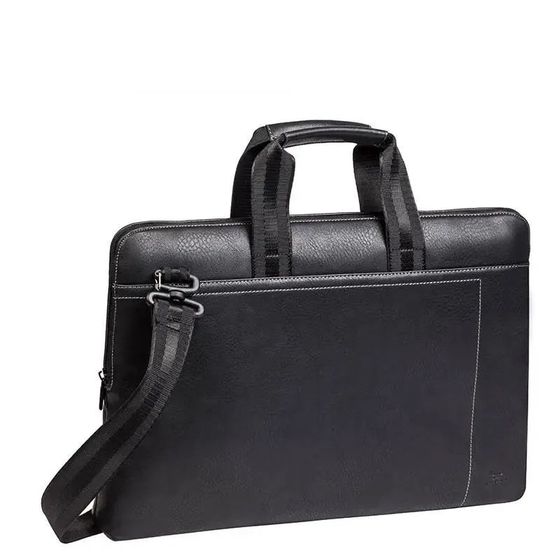 Сумка для ноутбука 15.6&quot; Riva 8930 искусственная кожа черный