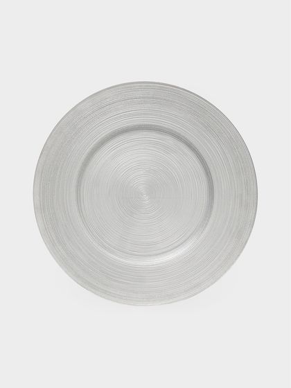 Тарелка подстановочная &quot;Silvery&quot; 33 см, цвет серебристый