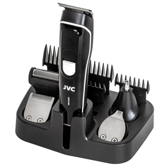 Машинка для стрижки JVC JHC56RS аккум./сеть (насадок 4шт) черный