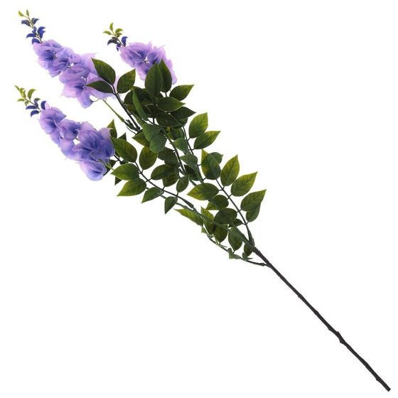 Цветок искусственный &quot;Глициния&quot;, L23 W22 H99 см
