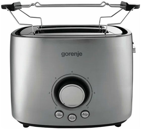 Тостер Gorenje T1000E 1000Вт серебристый/черный