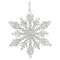 Украшение новогоднее &quot;Снежинка&quot;, L13 W3 H13 см