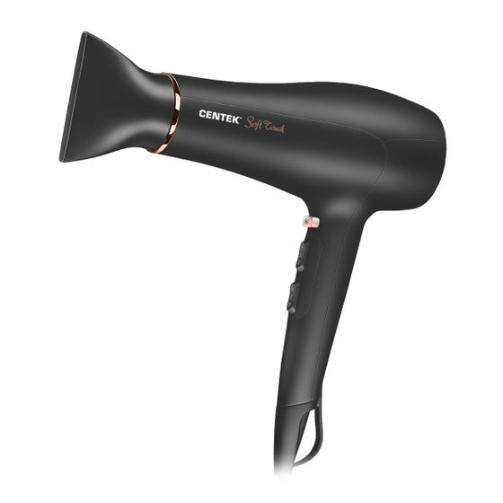 Фен Centek CT-2240 1950Вт черный/золото