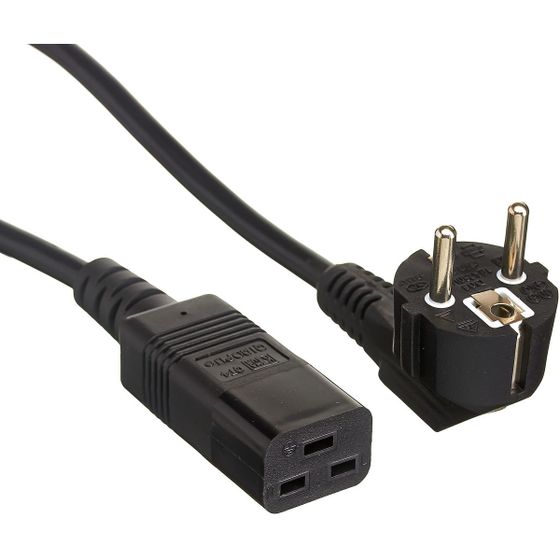 Кабель питания ExeGate Power PC19-1,8P VDE-250V-3*1.5-mm2 1.8м Schuko - IEC 320 C19 черный 

(EP280669RUS)