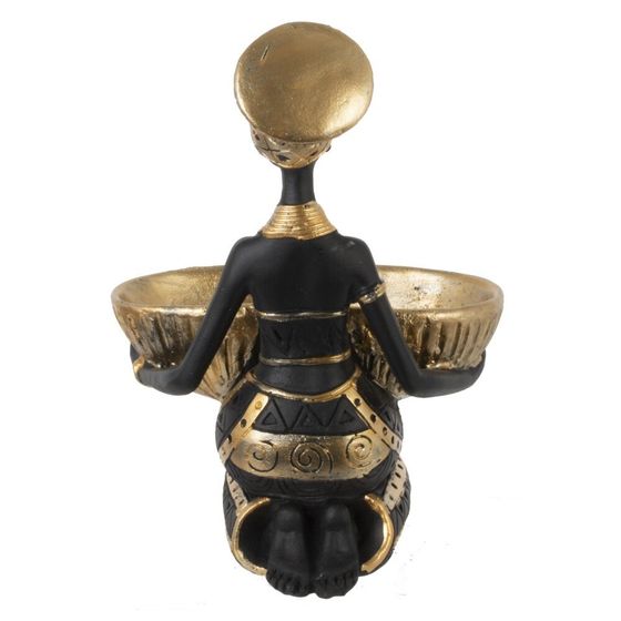 Фигурка декоративная &quot;Африканка&quot;, L13 W11 H18,5 см