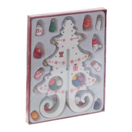 Фигурка декоративная &quot;Ёлка&quot;, L14 W1,5 H18,5 см, 3в.