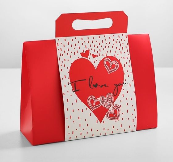 !09 Пакет крафтовый квадратный (набор 3 штуки) «Лучшему во всём», 14 × 14 × 9 см.