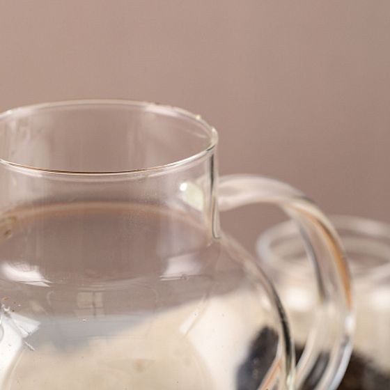 Чайник заварочный PURE 2200мл с бамбуковой крышкой