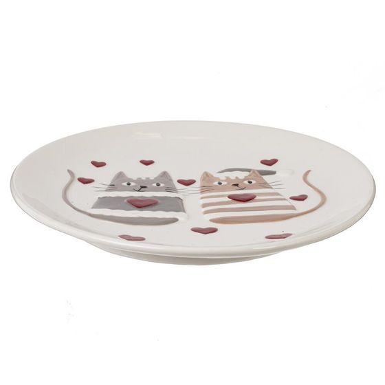 Тарелка &quot;Кошечки&quot;, L26 W26 H3 см