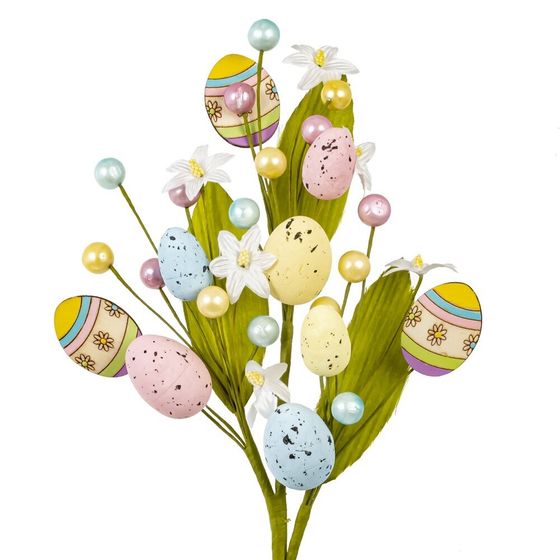 Ветка искусственная &quot;Пасхальная&quot;, L11 W4,5 H32 см