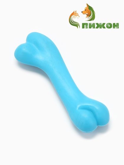 Игрушка жевательная &quot;Косточка классическая&quot;, TPR, 12,3 см, голубая