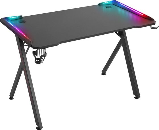 Стол для компьютера Defender EXTREME RGB черный (64307)