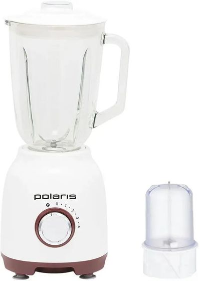 Блендер стационарный Polaris PTB 0821G 800Вт белый/красный