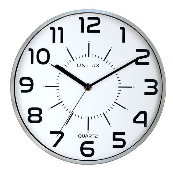 UNILUX Silent Metallic Gray Color wall clock 285 cm