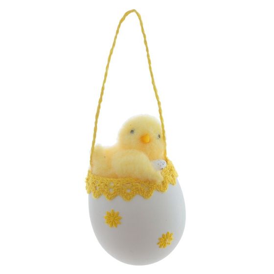 Изделие декоративное подвесное &quot;Цыпленок&quot; L6 W6 H10 см, дизайн микс