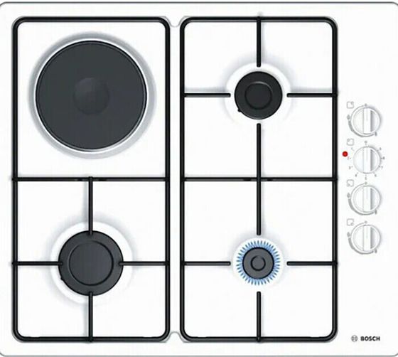 Газовая варочная панель Bosch PBY6C2B82Q белый
