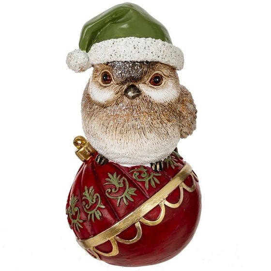 Фигурка декоративная &quot;Птичка&quot;, L10 W7 H15 см, 2в.