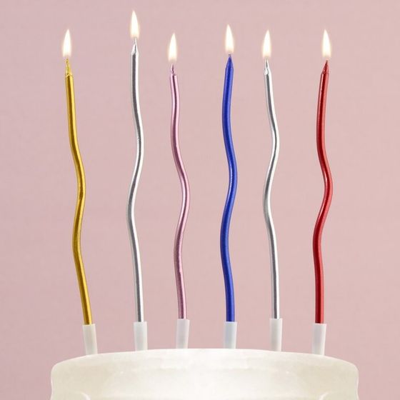 Свечи в торт &quot;Для твоего праздника&quot;, разноцветные, 10 шт.