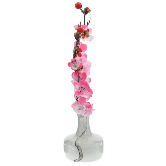 Цветочная композиция "Сакура", L12 W8 H28 см