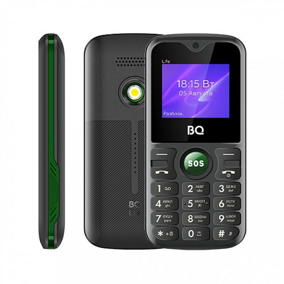 Мобильный телефон BQ 1853 Life Black+Green