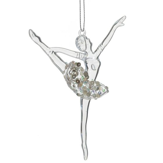 Украшение новогоднее &quot;Балерина&quot;, L10 W2,5 H14 см