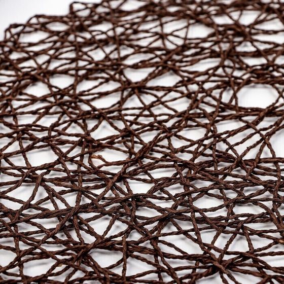 !09 Салфетка сервировочная (набор 2 штуки) на стол «Одуванчик»,38×38 см, цвет коричневый