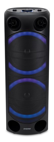 Минисистема Digma D-MC1720 черный 500Вт FM USB BT micro SD