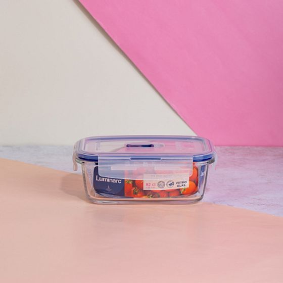 Контейнер стеклянный PUREBOX ACTIVE прямоугольный 820мл