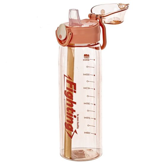 Бутылка, 650 мл, L8 W8 H25,5 см, дизайн микс