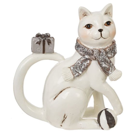 Фигурка декоративная "Кошка", L11 W5 H13 см, 2в.