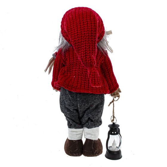 Игрушка набивная с подсветкой &quot;Гном&quot; (LR54х3), L17 W10 H60/35 см, 2в.