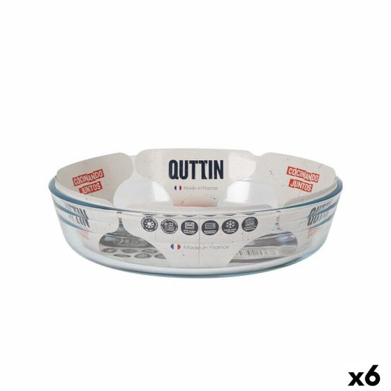 Форма для выпечки Quttin Cтекло 1,7 L ø 23 x 5,3 cm (6 штук)