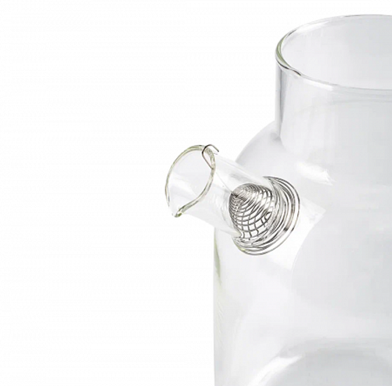 Чайник заварочный PURE 2200мл с бамбуковой крышкой