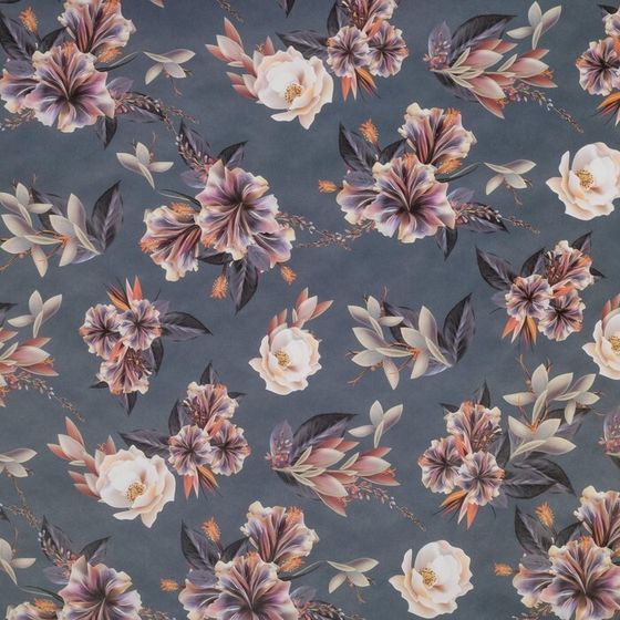 !Бумага упаковочная 2 листа крафтовая «Бутоны» 50 × 70 см