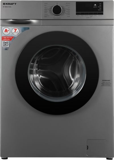 Стиральная машина Kraft KF-MDS 7107G, серый, 7кг, 1000об/мин, с паром