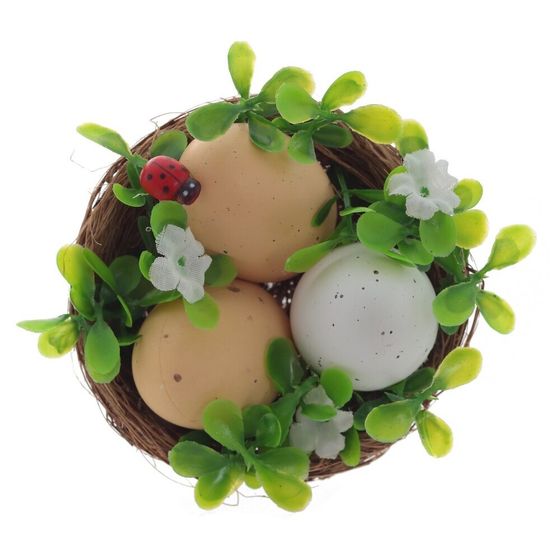 Изделие декоративное &quot;Гнездо пасхальное&quot;, Д8 Ш8 В5 см