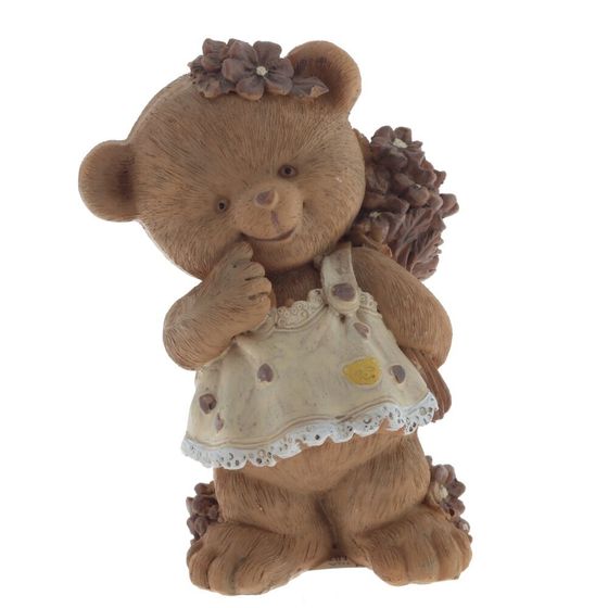 Фигурка декоративная &quot;Медвежонок&quot;, Д9,5 Ш6,5 В14 см, 3в.