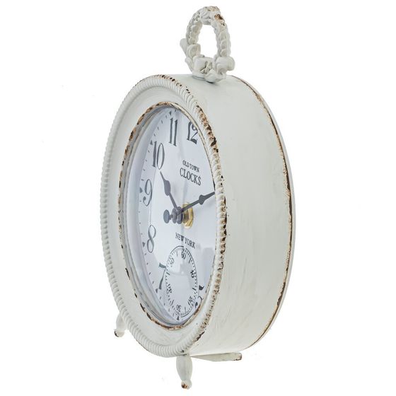 Часы настольные декоративные, Д14 Ш4,5 В19 см, (1xАА не прилаг.)