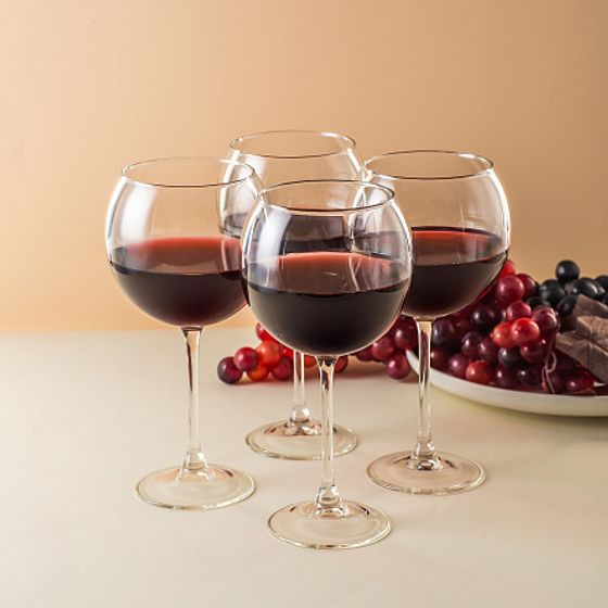 Набор бокалов ВРЕМЯ ДЕГУСТАЦИЙ БУРГУНДИЯ 650мл 4шт