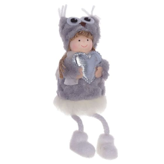 Изделие декоративное &quot;Девочка&quot;, с колпако, L6 W6 H18 см, 2в.