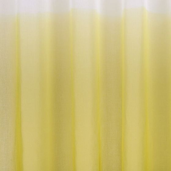 Тюль Narassvete 250х260 см,  шторная лента, цвет белый зелёный