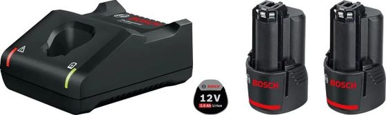 Батарея аккумуляторная Bosch 1600A019R8 12В 2Ач Li-Ion (З/У в компл.)