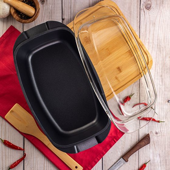 Утятница BUON APPETITO 32х21 с крышкой