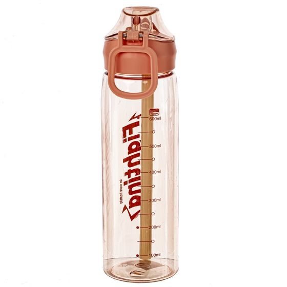 Бутылка, 650 мл, L8 W8 H25,5 см, дизайн микс