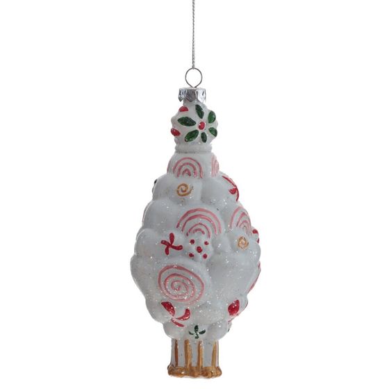 Украшение новогоднее &quot;Мороженое-елочка&quot;, L7 W7 H14,5 см, 3в.