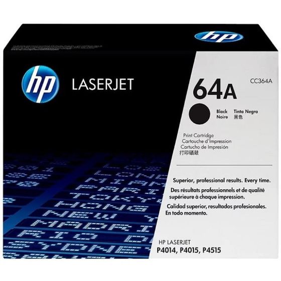 Тонер Картридж HP 64A CC364A черный для HP LJ P4014/4015/4515 (10000стр.)