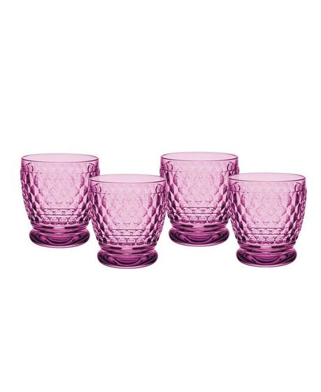 Boston Double Old Fashioned Glasses, Set of 4