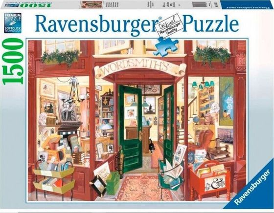 Ravensburger Puzzle 1500el Ksiągarnia Wordsmith&#39;s 168217 RAVENSBURGER