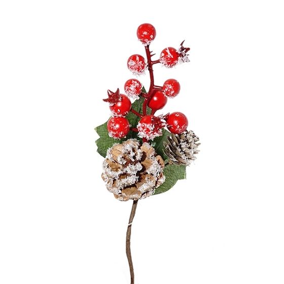 Изделие декоративное &quot;Ветка&quot;, L9,5 W6 H22 см, 4в.